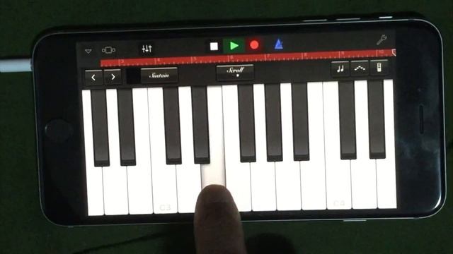 Tujhe dekha - iPhone Grand Piano GarageBand (DDLJ) смотреть онлайн