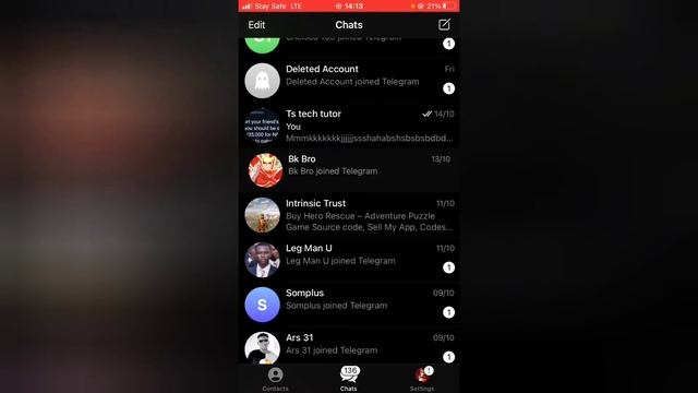 How to pin a telegram contact on chat list with iPhone смотреть онлайн
