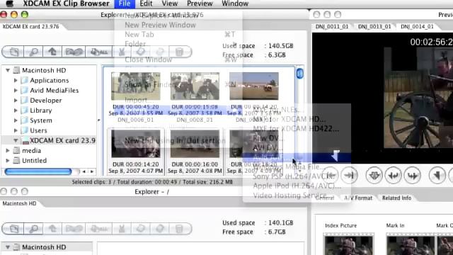 Pre MC 3.5 XDCAM EX Clip Browser V2 and the Avid Media Composer смотреть онлайн