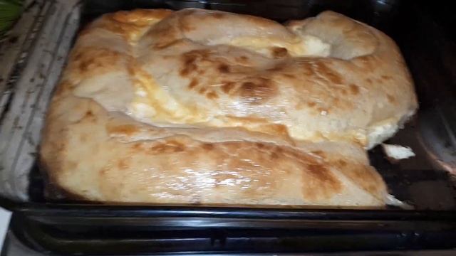 Пирог - баница с твором. смотреть онлайн