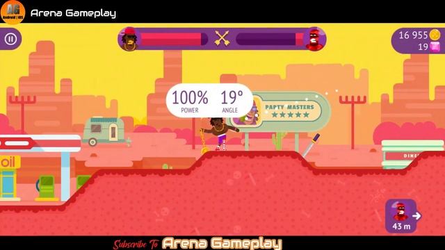 Bowmasters - Quick Gameplay 118 | Arena Gameplay Mobile (Android, iOS) смотреть онлайн