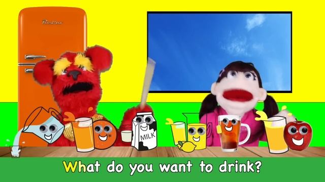 What Do You Want To Drink? Song for Kids | Food Song | Learn English Kids смотреть онлайн