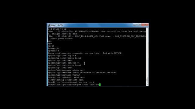 Cisco 1141 & 1142n Access Point Configuration смотреть онлайн