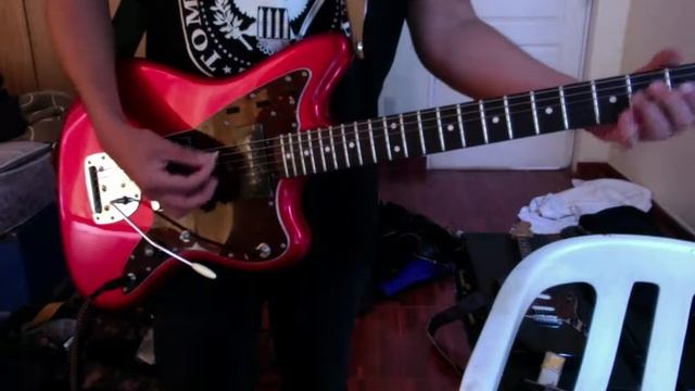 Walk don't run - The ventures cover with a jazzmaster Deluxe Fender guitar смотреть онлайн