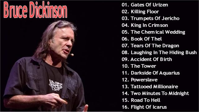 Bruce Dickinson Greatest Hits (Full Album) - The Best Of Bruce Dickinson (Playlist)