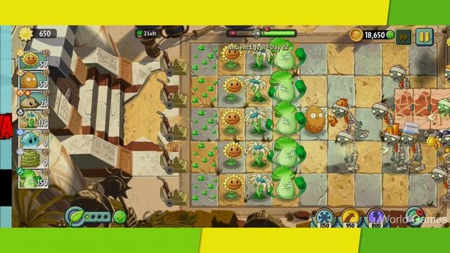 FINALLY I GOT REPEATER - Plants vs Zombies 2 Ancient Egypt Day 20 - 24 смотреть онлайн