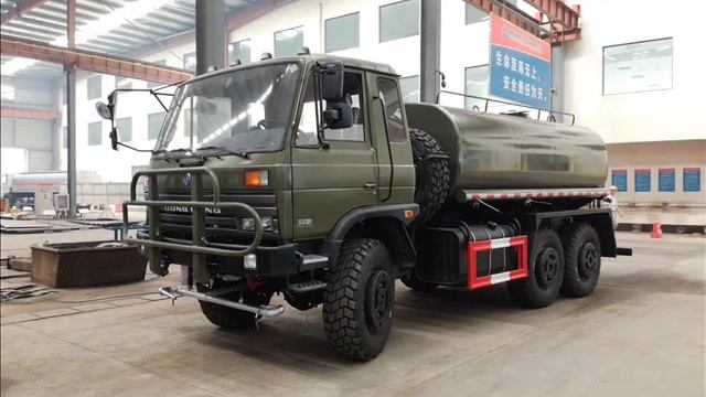 dongfeng 6x6 water tanker truck 6wd water truck смотреть онлайн