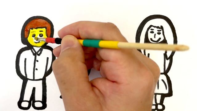 Bolalar uchun oila rasm chizish/Drawing Family for children/Рисование семья для детей смотреть онлайн