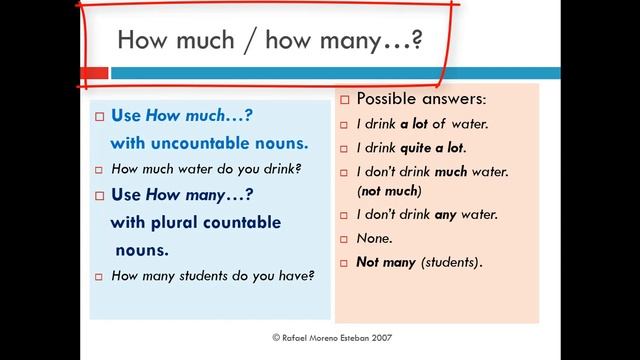 Nouns and quantifiers смотреть онлайн