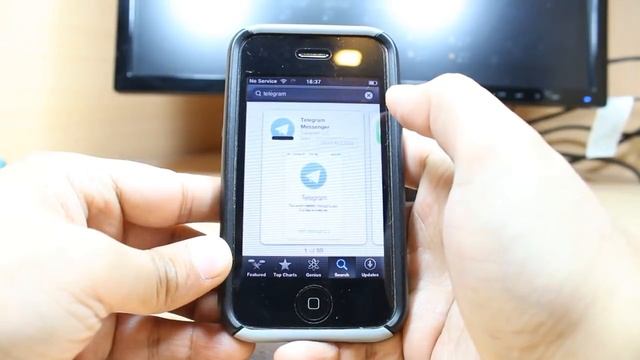 Telegram install iphone 5, 4s, 3G смотреть онлайн