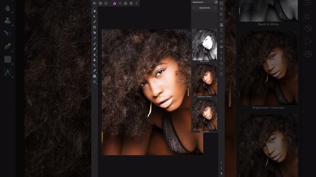 Affinity Photo for ipad beauty Retouch смотреть онлайн