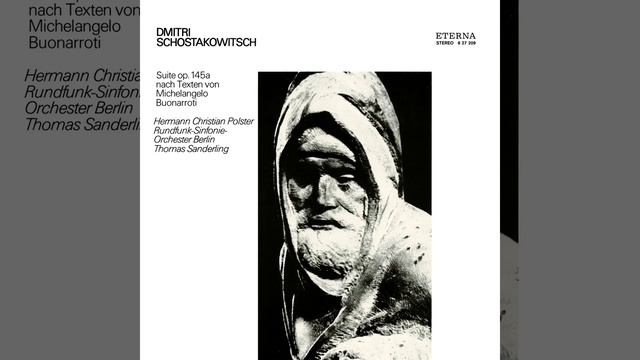 Suite, Op. 145a nach Texten von Michelangelo Buonarroti: II. Der Morgen смотреть онлайн