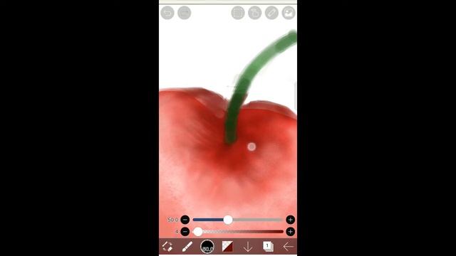 【ibisPaint】How To Draw Realistic Apple On Ibis Paint X /Digital Painting [Time-lapse]