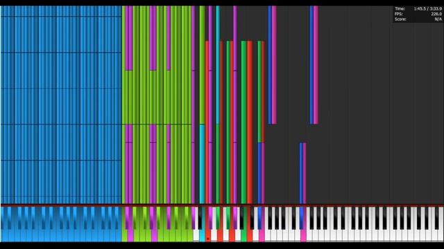 Black Midi - Bad Apple!! (500K Notes) (Made by: Carlos S. M.) смотреть онлайн