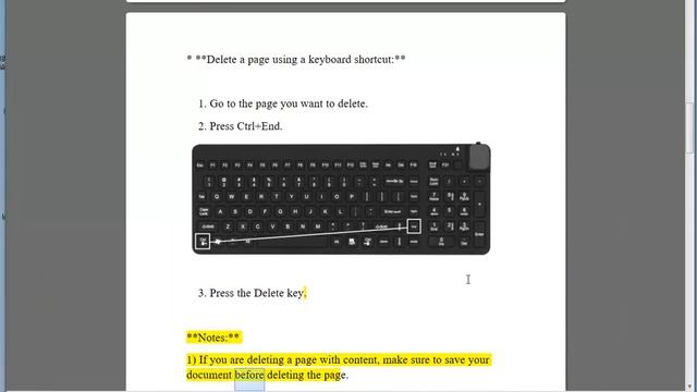 How to Delete a Page in Word on Windows and Mac? Online? On Dell? смотреть онлайн
