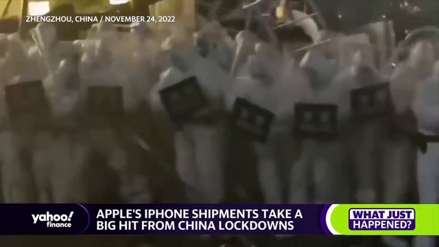 Apple iPhone shipments take a big hit from Chinese lockdowns смотреть онлайн