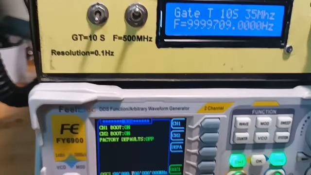 #171.FY6900 hide menu Oscillator calibration 10MHz смотреть онлайн