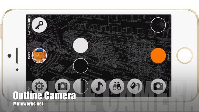 Outline Camera - Expresses a captured object only using lines. смотреть онлайн