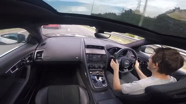 Jaguar F-Type V6 S Coupe | on-board POV (1080p) смотреть онлайн