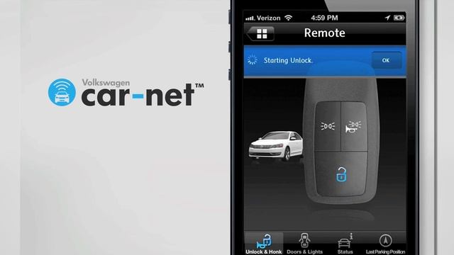 Volkswagen Car-Net™ — Remote Door Unlock смотреть онлайн