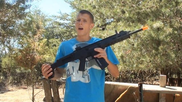 A&K Magpul Licensed Masada Airsoft Gun Chrono/Shooting смотреть онлайн