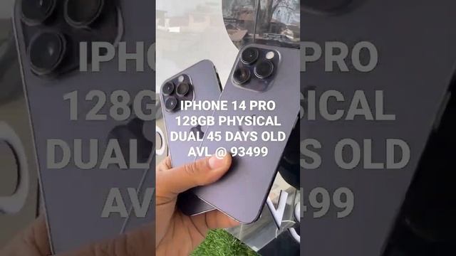 IPHONE 14 PRO 128GB PHYSICAL DUAL 45 DAYS OLD available смотреть онлайн