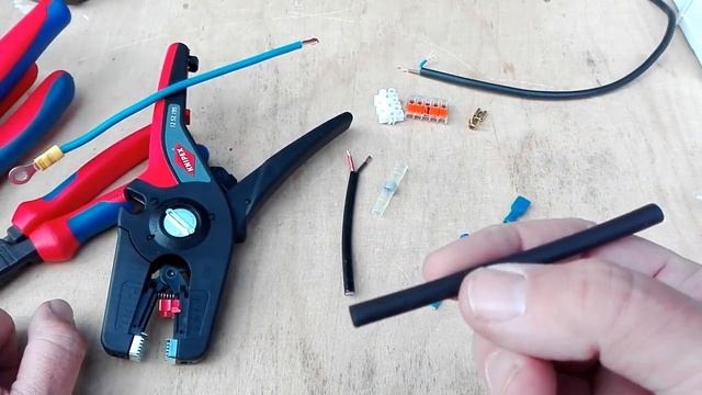 Kabel  WoMo Konfektionieren / Aderendhülsen / Flachstecker / Knipex PreciStrip16 & MultiCrimp NEU