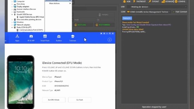 I Phone 8 16.6 Hello Screen Bypass Unlock Tool