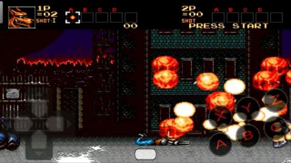 "Contra: Hard Corps" for Sega Genesis/Mega Drive on Android [AndroGens Emulator]