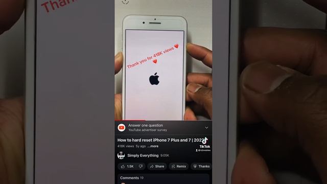 How to hard reset iPhone 7 Plus and 7 2023 смотреть онлайн