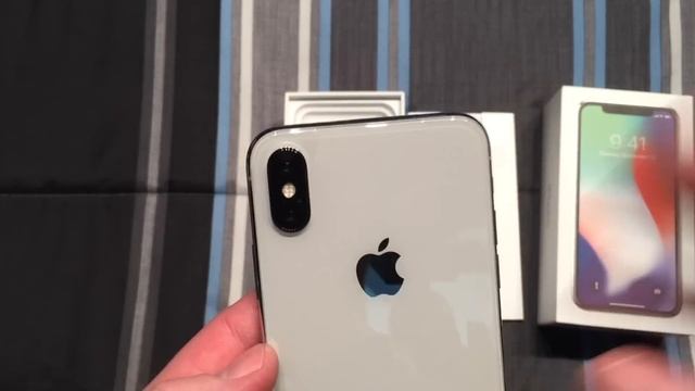 iPhone X 256GB Silver Unboxing смотреть онлайн