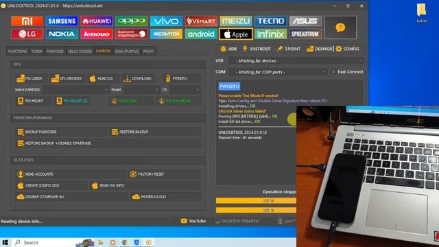 Lupa iCloud iPhone X sudah recovery password gagal fmi off gagal pake metode ini saja work 100% смотреть онлайн