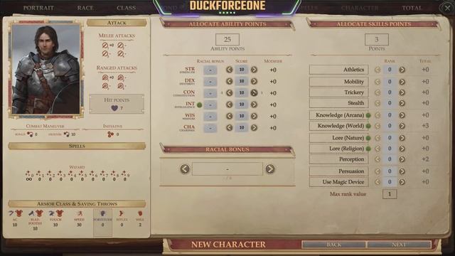 Pathfinder: Kingmaker - Character Creation смотреть онлайн