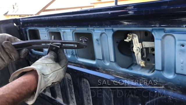 Truck Tailgate Dent Repair without repainting. смотреть онлайн