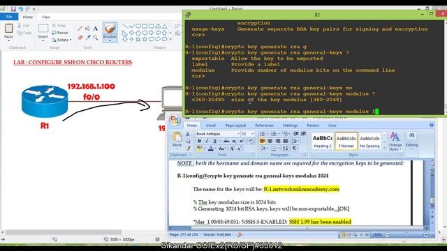 CCNA Routing & Switching: SSH on cisco routers смотреть онлайн