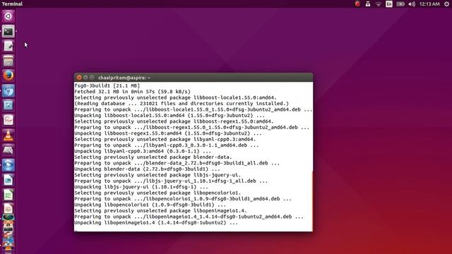 Ubuntu 15.04 - How to Install and Run Blender смотреть онлайн