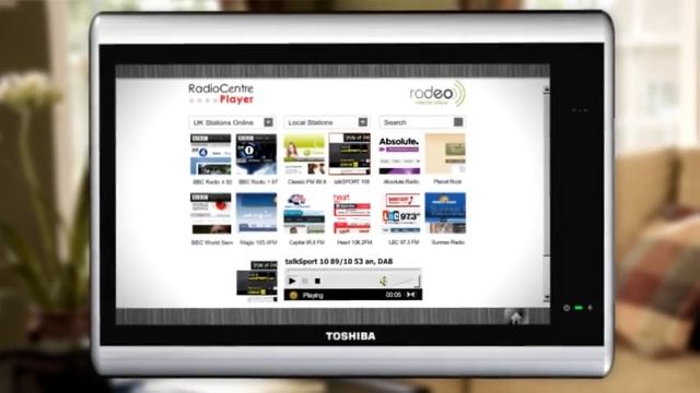 Toshiba JournE Touch - Radeo internet radio - Gift idea 2009! смотреть онлайн