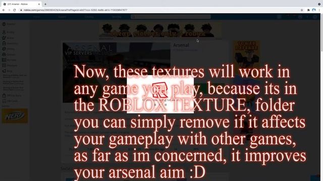 HOW TO GET DARK TEXTURES IN ARSENAL ON MAC! ROBLOX