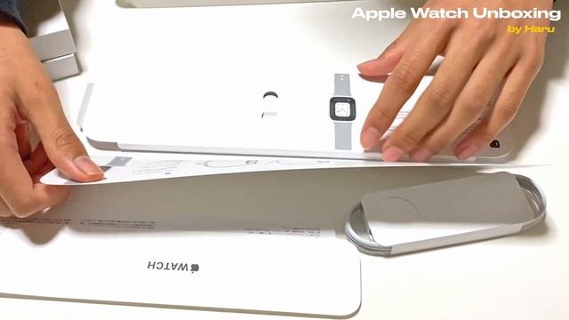 Apple Watch SE 2 Unboxing（40mm silver White sports band）⚪️ 📦✨ смотреть онлайн