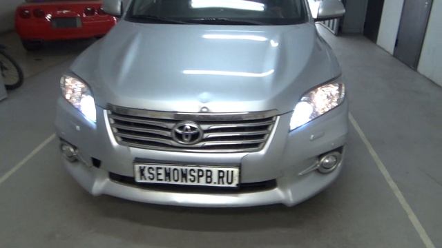Улучшаем свет TOYOTA RAV4 2010-2012 .BI LED HELLA 3R LED смотреть онлайн
