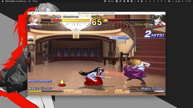 Melty Blood Act Cadenza running on Mac смотреть онлайн