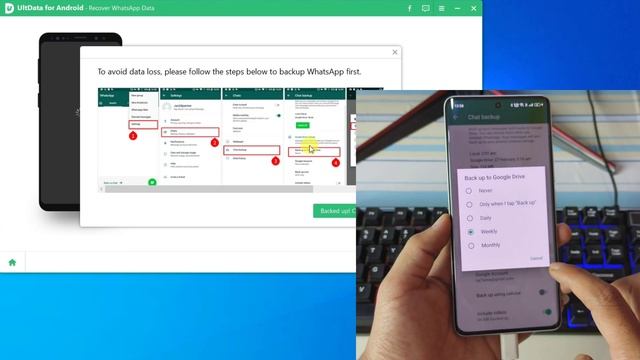 How to Recover & Backup Deleted WhatsApp Data by Tenorshare смотреть онлайн