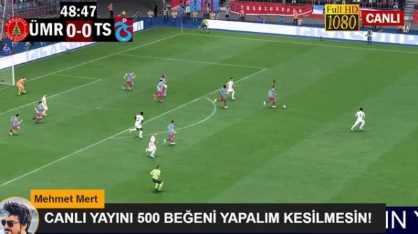 TRABZONSPOR ÜMRANİYESPOR MAÇI CANLI İZLE