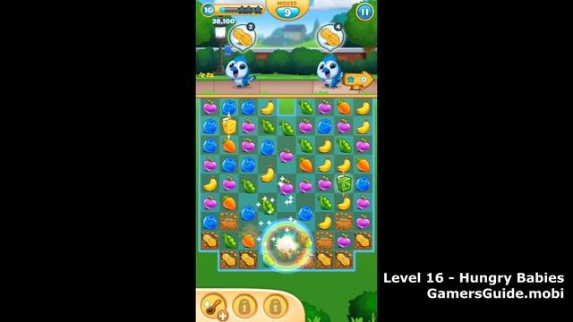 Hungry Babies Mania Level 16 - Gameplay Walkthrough - iOS/Android смотреть онлайн