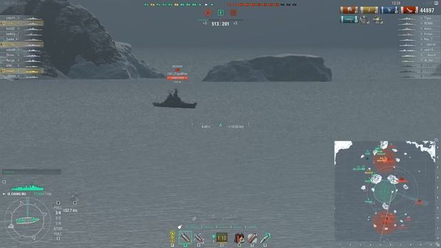 Chung Mu - сокрушительная мощь (World of Warships) смотреть онлайн