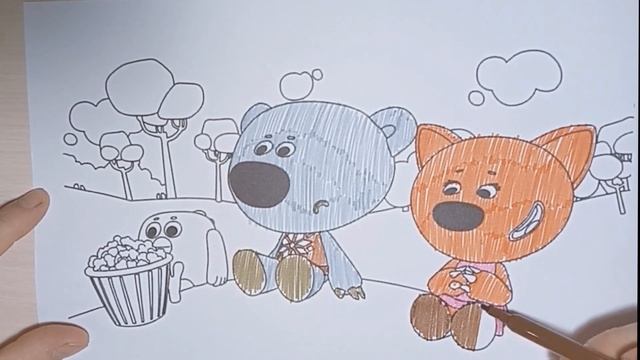 Мимимишкии. Раскраска Мимимишки!