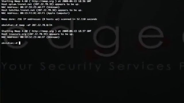 NMAP monitoring host or service uptime смотреть онлайн