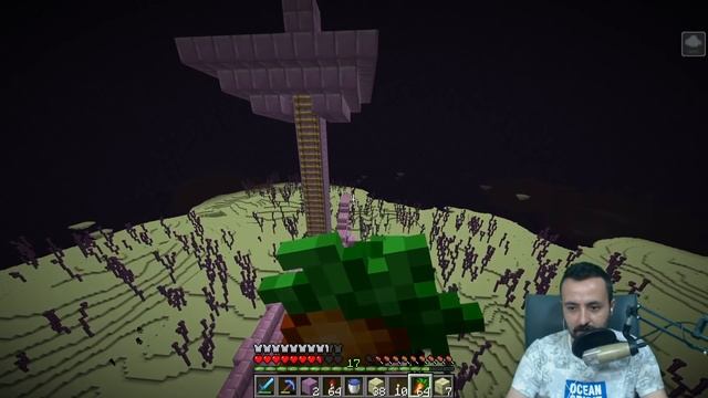 KANAT ve XP FARMI - Bölüm 10 - Tek Blok Survival (One Block) смотреть онлайн