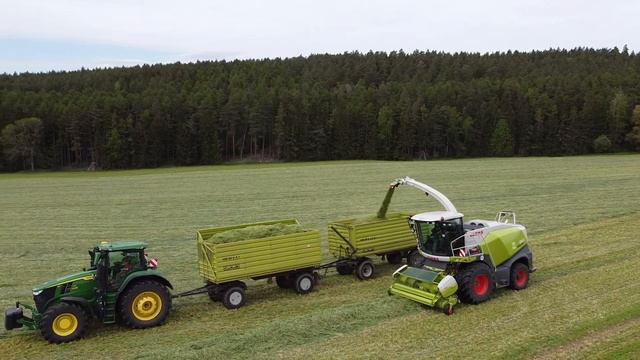 Grünroggen Häckseln | Fendt 936 Vario Gen 6 | Claas Jaguar 860 смотреть онлайн