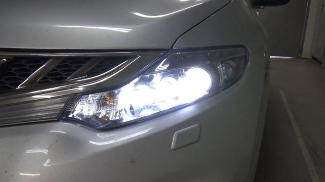 NISSAN MURANO Z51 + Optima Premium Bi-LED LENS Intellegent Series смотреть онлайн